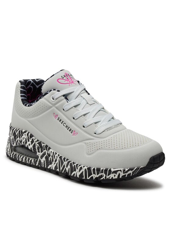 Skechers Skechers Αθλητικά Skechers Uno-Loving Love Λευκό