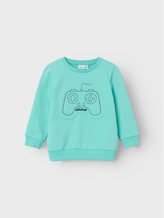NAME IT NAME IT Sweatshirt Bowis 13226397 Türkisfarben Regular Fit