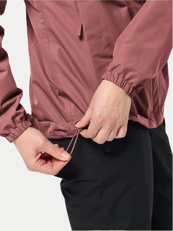 Jack Wolfskin Jack Wolfskin Яке за дъжд Stormy Point 1111202 Червен Regular Fit