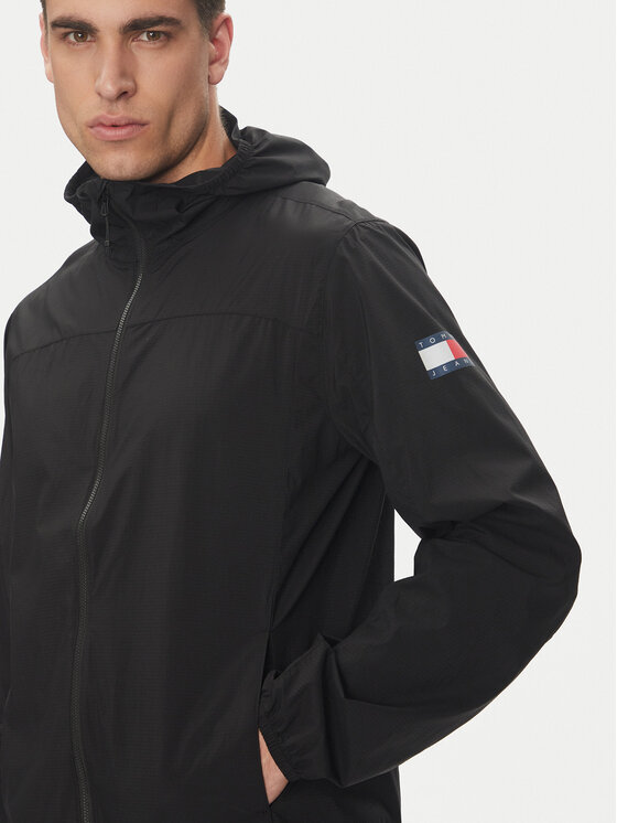 Tommy Jeans Tommy Jeans Geacă DM0DM21669 Negru Regular Fit