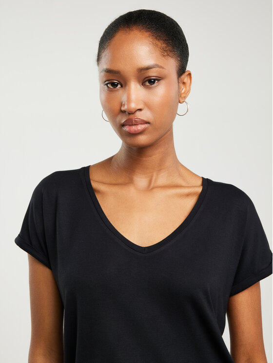 BIG STAR BIG STAR T-Shirt VALERIA Czarny Basic Fit