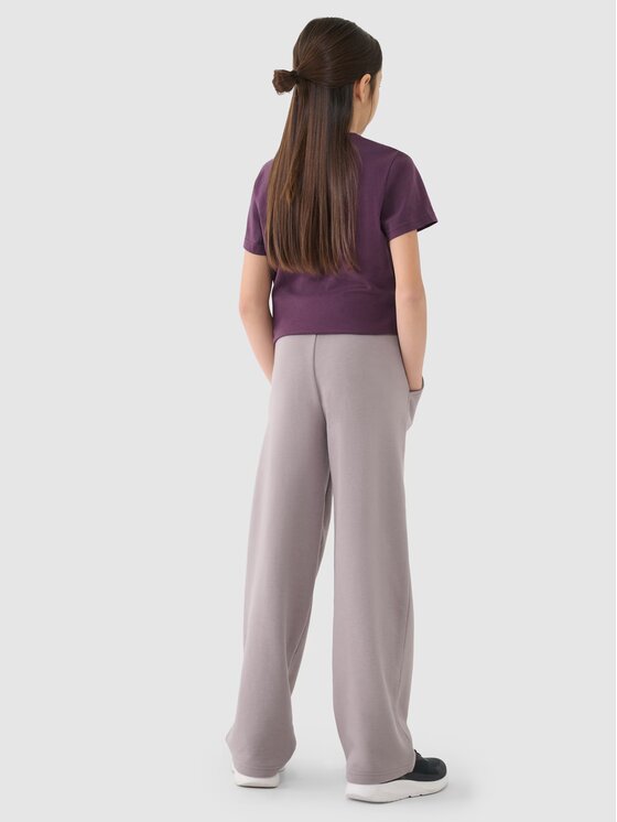 4F 4F Teplákové nohavice 4FJRSS25TTROF1355-83S Hnedá Relaxed Fit