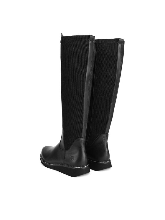 Remonte Remonte Oficerki D3975-01 Czarny