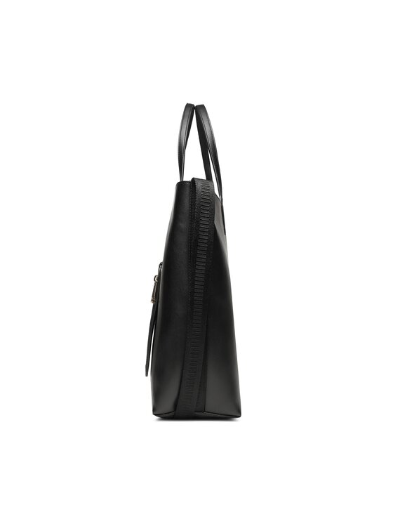 Tommy Hilfiger Tommy Hilfiger Дамска чанта Iconic Tommy Tote AW0AW14874 Черен