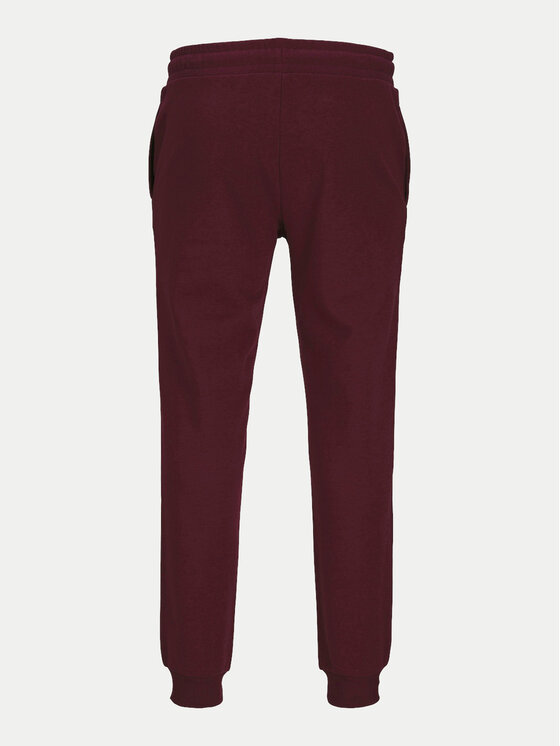 Jack&Jones Jack&Jones Spodnji del trenirke Gordon 12258477 Bordo rdeča Regular Fit