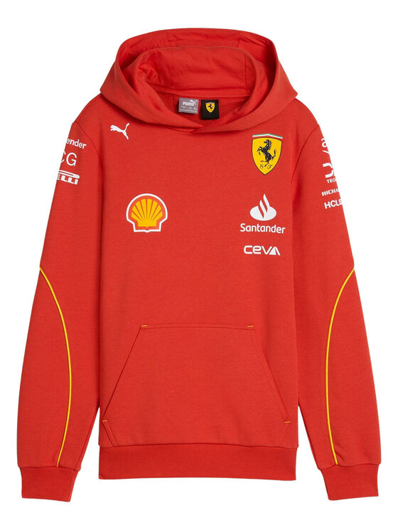 Scuderia Ferrari Scuderia Ferrari Bluza Scuderia Ferrari F1 Team 2024 Czerwony Regular Fit