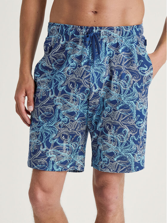 Calida Calida Šortky z materiálu 27188 Tmavomodrá Regular Fit