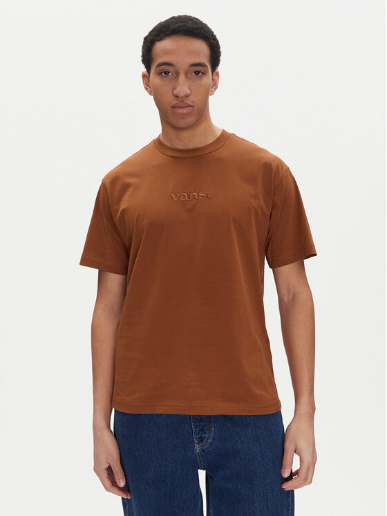 Vans Vans T-Shirt Essential VN000HPZ Hnědá Loose Fit