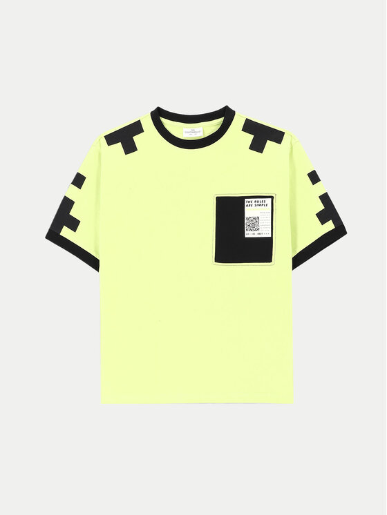 Coccodrillo Coccodrillo T-Shirt ZC4143201WBJ Zelená Regular Fit