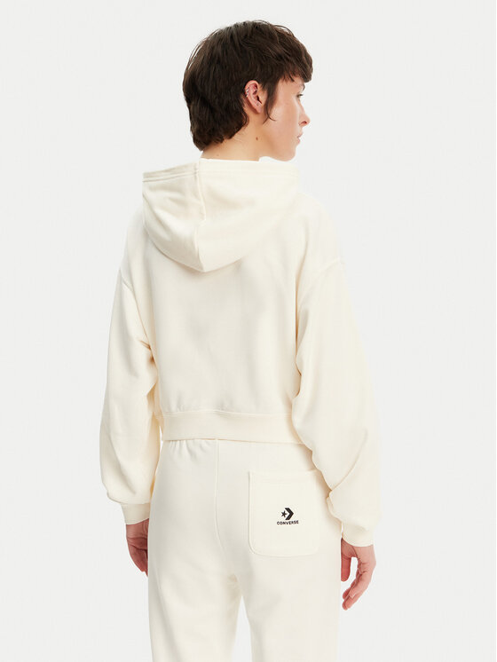 Converse Converse Sweatshirt Chuck Taylor 10027616-A02 Écru Boxy Fit