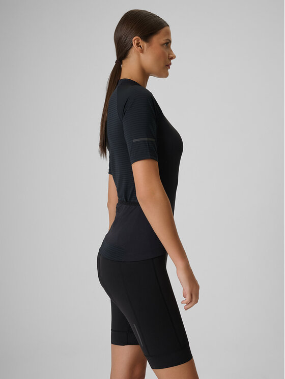4F 4F Koszulka rowerowa ALTERNATIVE PATH Czarny Slim Fit