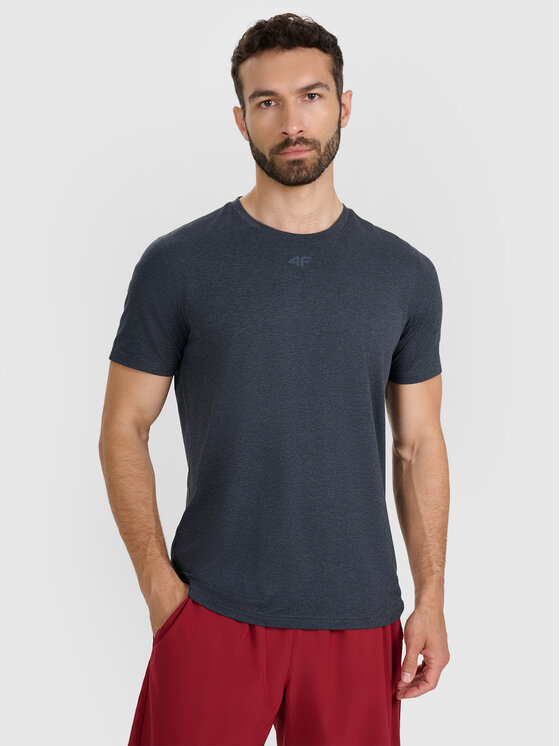 4F 4F T-Shirt MULTI ACTIVE Szary ciemny Regular Fit