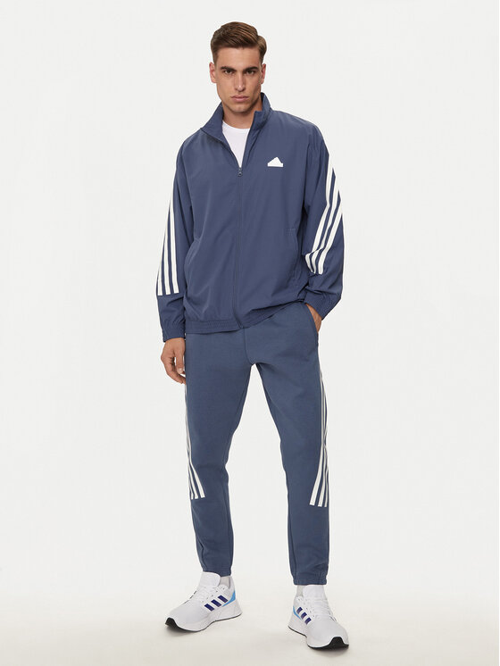 adidas adidas Majica dugih rukava Future Icons 3-Stripes IR9237 Plava Loose Fit