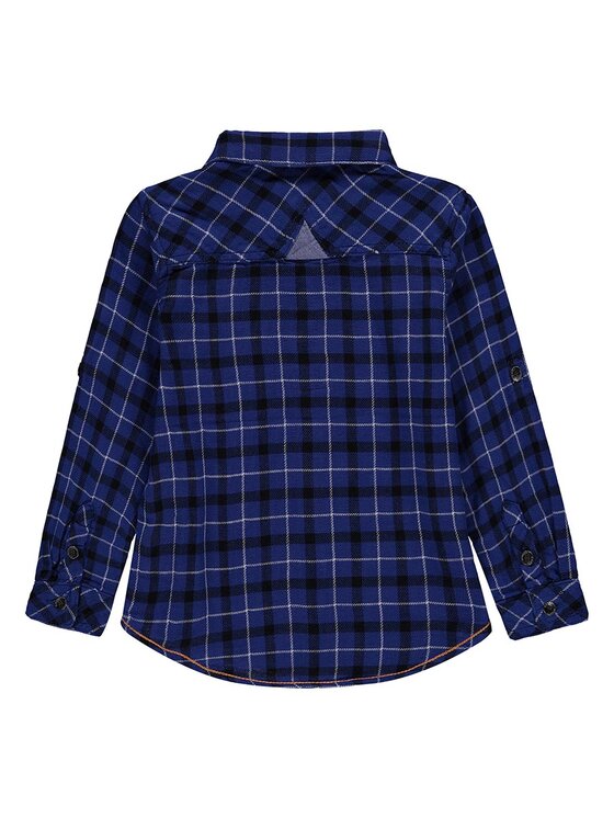 Kanz Kanz Koszula 1843453-0002 Granatowy Basic Fit
