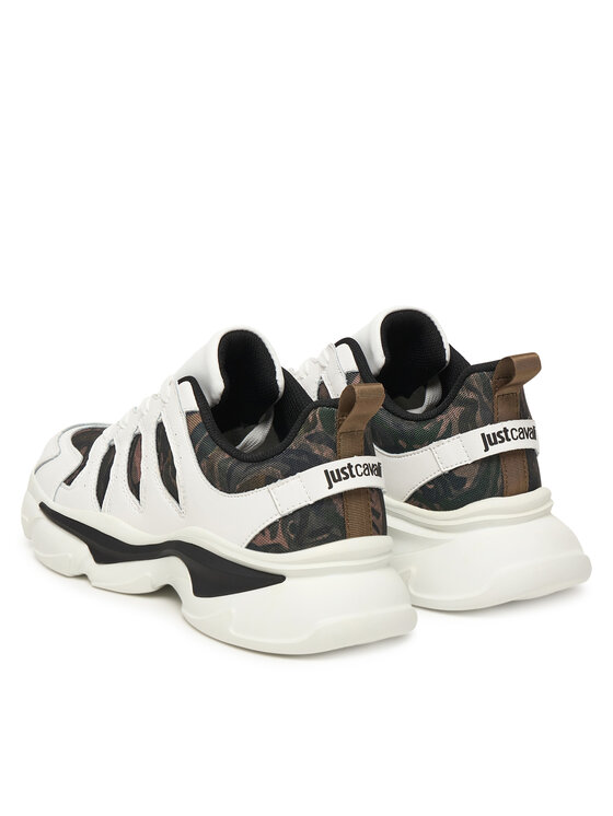 Just Cavalli Just Cavalli Sneakersy 79QA3SA3 ZSD36 Biela