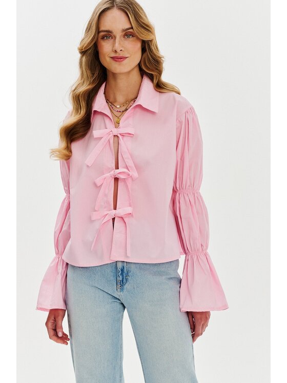 NAOKO NAOKO Košile Cotton Candy Růžová Regular Fit