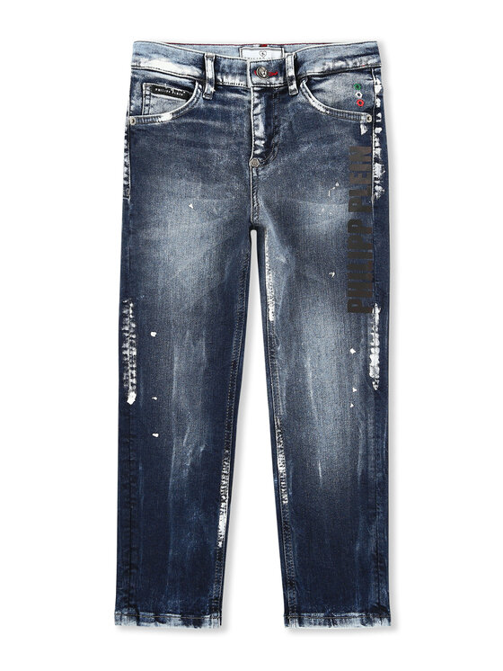 PHILIPP PLEIN PHILIPP PLEIN Džínsy 30345 Sivá Comfort Fit