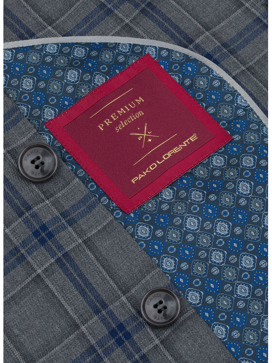 Pako Lorente Pako Lorente Marynarka P22WP-3G-033 Szary Slim Fit