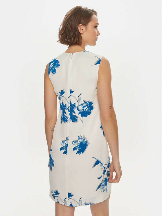 Calvin Klein Calvin Klein Rochie de vară K20K207038 Alb Regular Fit