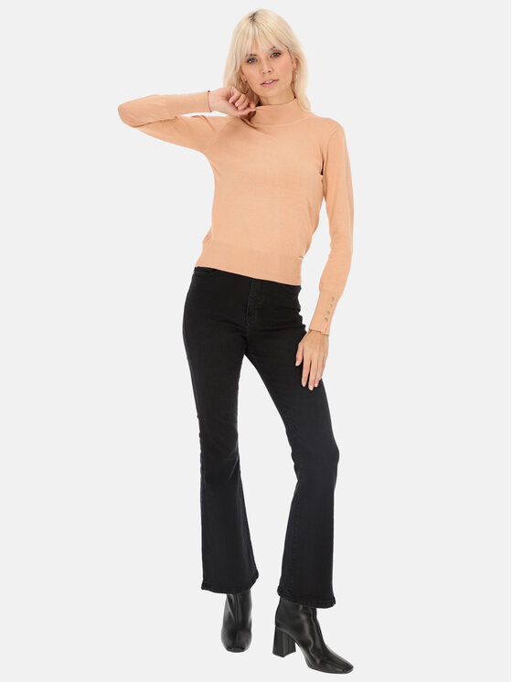 L’AF L’AF Sweter Beri Beżowy Regular Fit