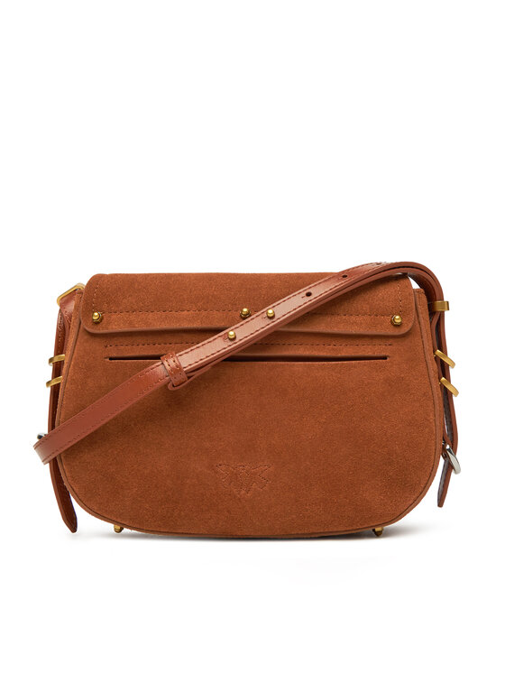 PINKO PINKO Сумка Saddle Mini PE PLTT 103831 A29N Коричневий