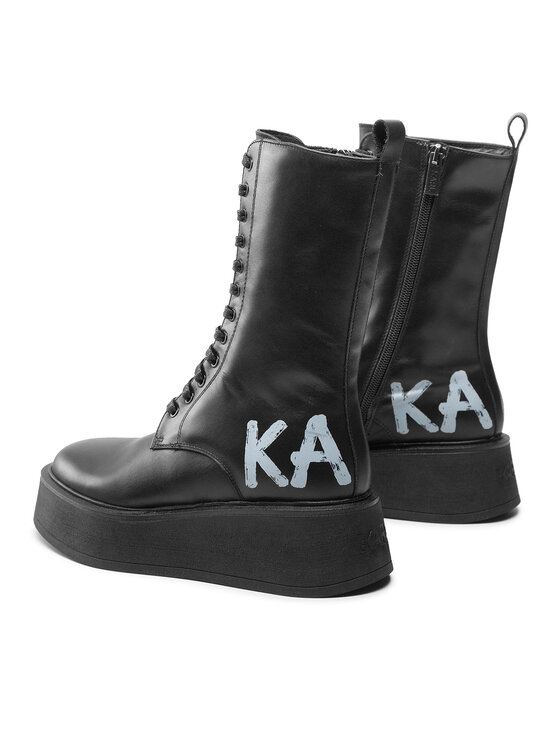 KARL LAGERFELD KARL LAGERFELD Trzewiki KL42475 Czarny