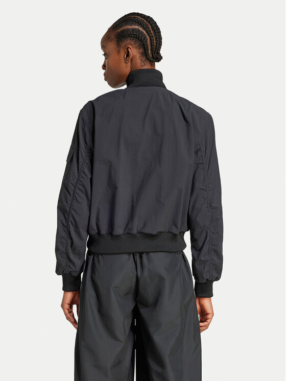 adidas adidas Bomber dzseki Premium Essentials JD4792 Fekete Loose Fit
