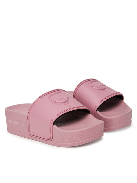 KARL LAGERFELD KARL LAGERFELD Παντόφλες Kondo Maxi KL80819M Ροζ