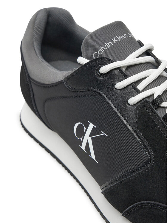 Calvin Klein Jeans Calvin Klein Jeans Laisvalaikio batai Retro Sock Runner Mg Wmm YM0YM01152 Juoda