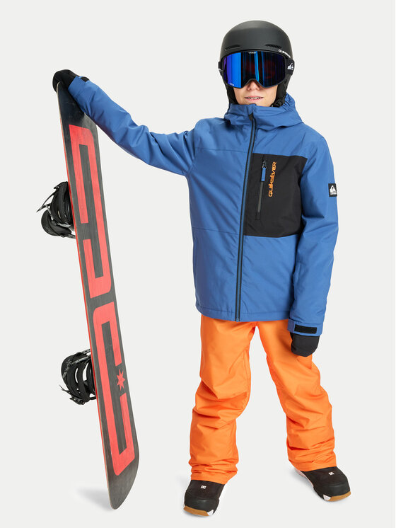 Quiksilver Quiksilver Jakna za snowboard Side Hit Solid EQBTJ03221 Modra Regular Fit
