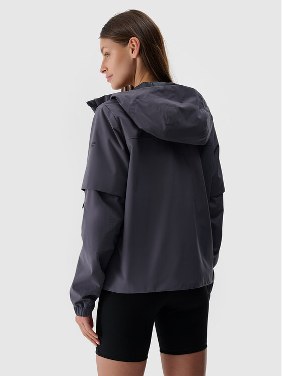 4F 4F Kurtka przejściowa casual Szary ciemny Oversize