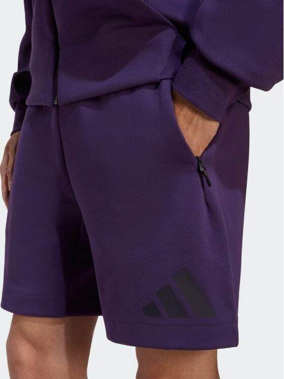 adidas adidas Szorty materiałowe 139547 Fioletowy Regular Fit