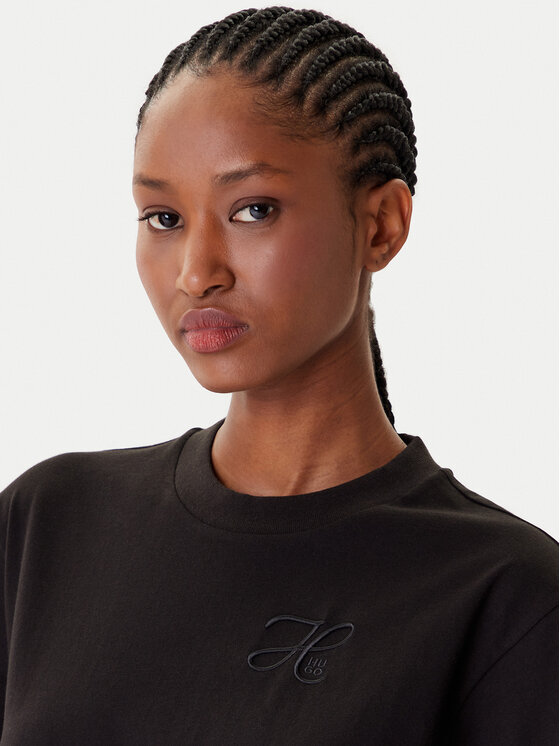 HUGO HUGO T-Shirt Vintage 50550901 Czarny Relaxed Fit