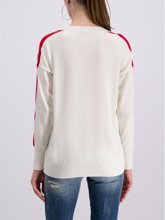 Guess Guess Sweater Julie W93R81 Z2G40 Fehér Regular Fit