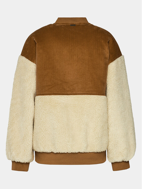 Billabong Billabong Куртка бомбер Wave Melody EBJJK00114 Écru Regular Fit