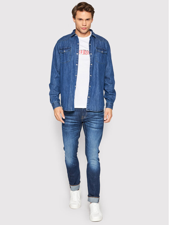 T-shirt M2YI20 J1311 Bianco Slim Fit