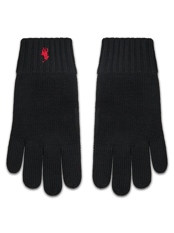 Mănuși pentru copii Polo Ralph Lauren 323879736 Negru