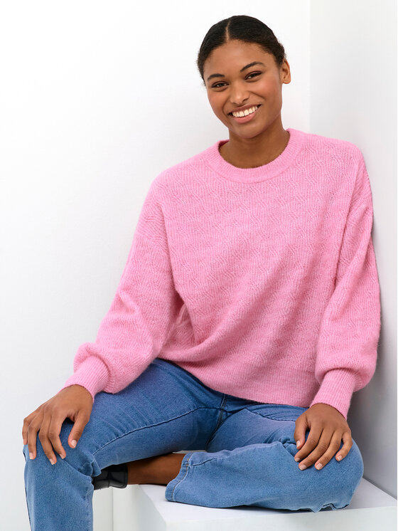 Kaffe Kaffe Maglione Billa 10508146 Rosa Regular Fit