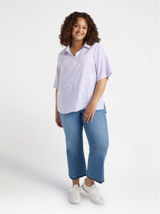 Fiorella Rubino Fiorella Rubino Koszula 5128T001372N0S1 Fioletowy Regular Fit