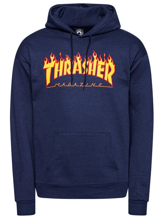 Thrasher Thrasher Pluus Flame Tumesinine Regular Fit
