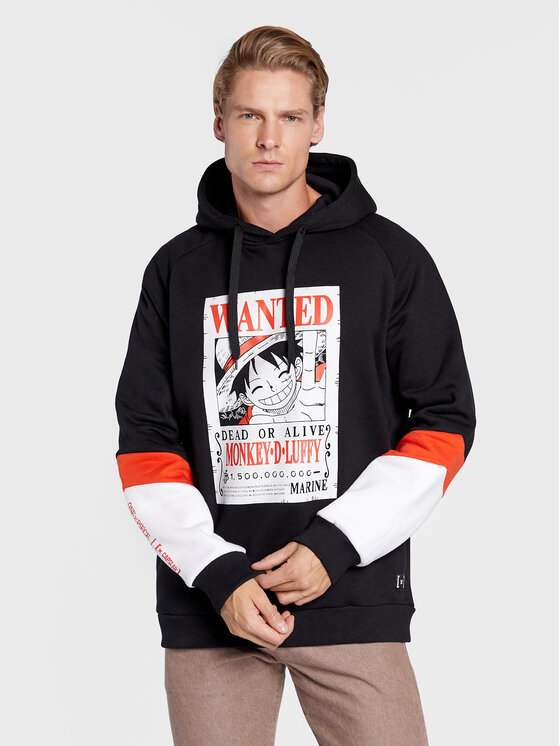 Capslab Capslab Світшот ONE PIECE Monkey Luffy CL/OP1/1/SW/LUF3 Чорний Regular Fit