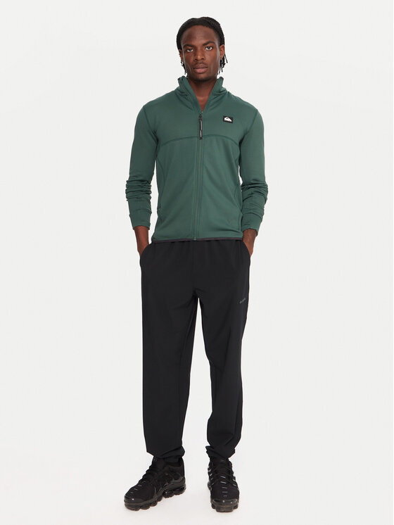 Quiksilver Quiksilver Technisches Sweatshirt Steep Point EQYPF03078 Grün Slim Fit