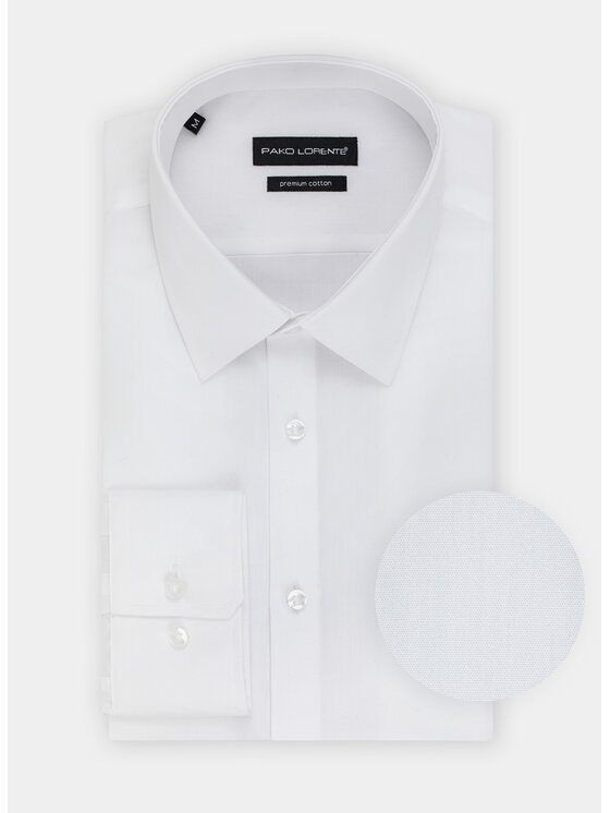 Pako Lorente Pako Lorente Koszula P000B-1X-001 Biały Slim Fit