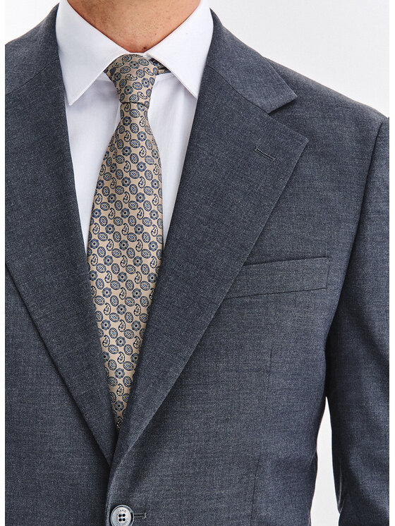 Pako Lorente Pako Lorente Marynarka P25WF-3G-007 Granatowy Slim Fit