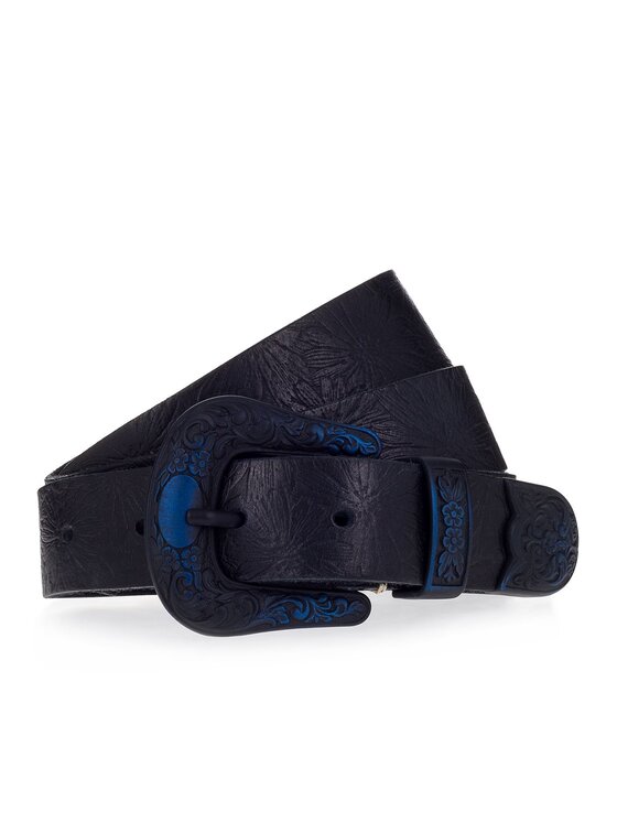 B Belt B Belt Pasek 321444 Granatowy