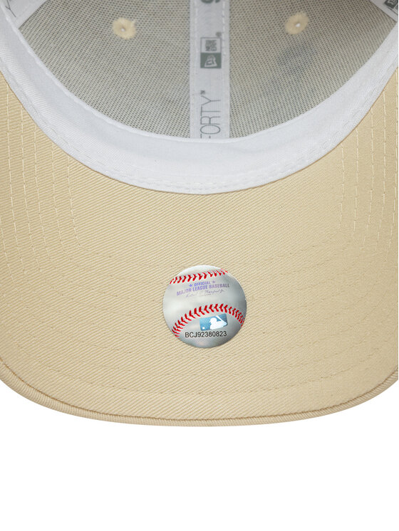 New Era New Era Czapka z daszkiem New York Yankees Womens MLB 9FORTY 60667492 Żółty