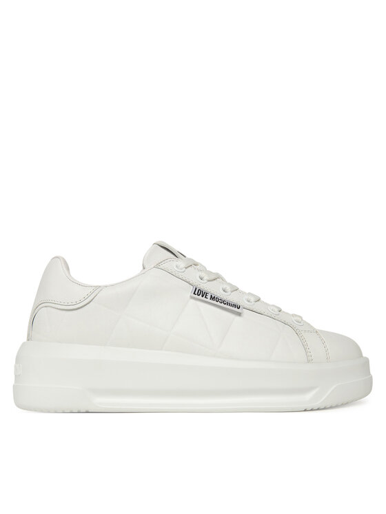 LOVE MOSCHINO LOVE MOSCHINO Sneakersy JA15335G0NIEC10A Biały