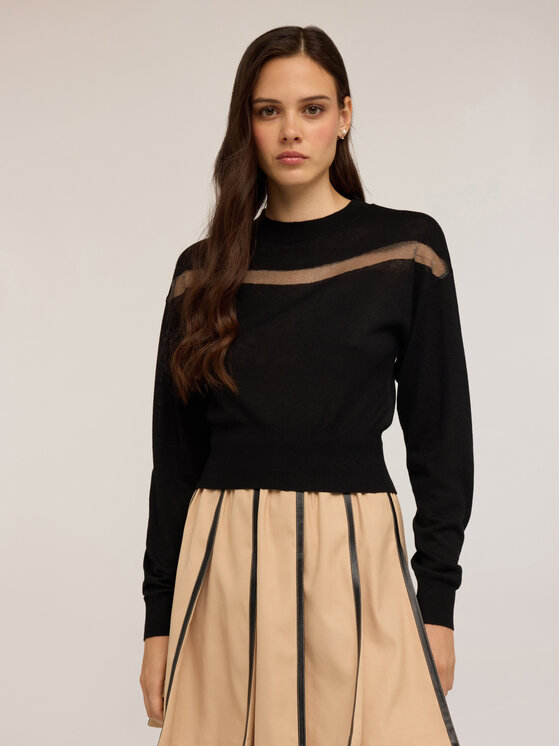 Motivi Motivi Maglione M453W003553N033 Nero Regular Fit