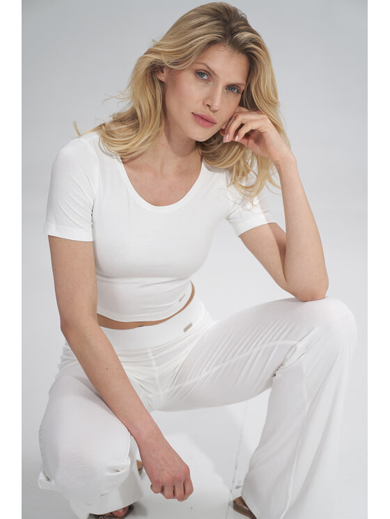 FIGL FIGLFIGL Blusa M748 Bianco Regular Fit