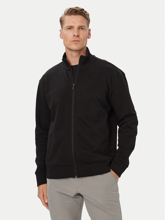 BOSS BOSS Džemperis 50564104 Juoda Relaxed Fit